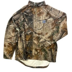 Hunter's Specialties Realtree Camo Scent-Away Tek 4 1/4 Zip Pullover Men's XL J4